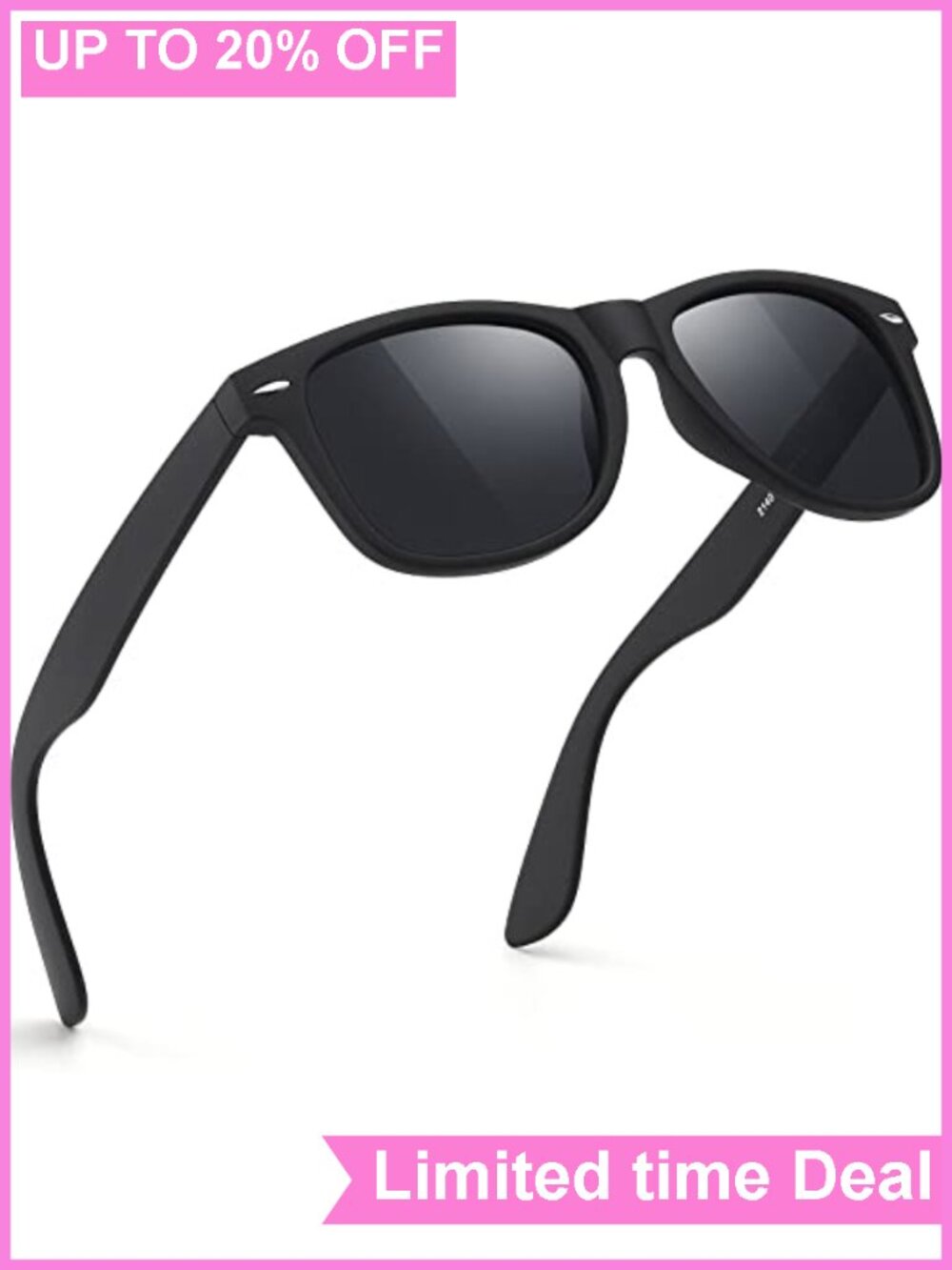 Retro Square Polarized Sunglasses UV Protection Driving Fishing